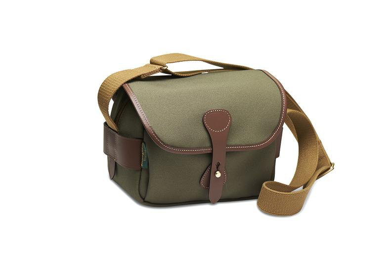 Billingham S2 Camera Bag Sage FibreNyte Chocolate Leather Kudos Cameras