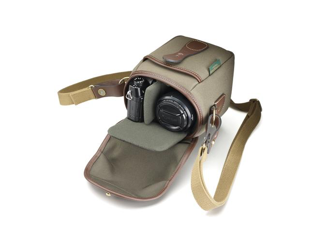 Billingham 72 Camera Bag - Khaki Canvas / Tan Leather