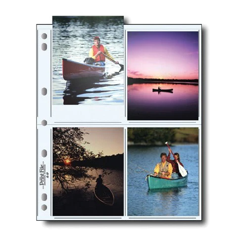 Print File 45-8P carton of 500 for 8 - 4" x 5" prints