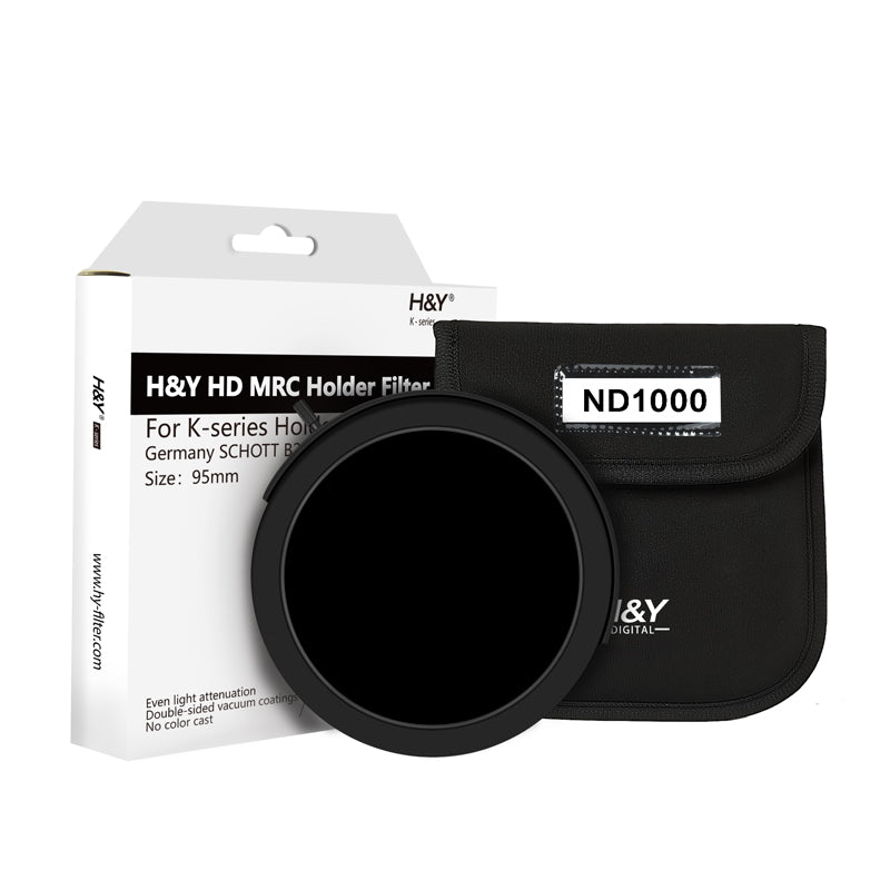 H&Y Filters Drop-in (95mm) ND1000 Filter for RevoRing Swift Drop-in Racks & K-Series Magnetic Holder