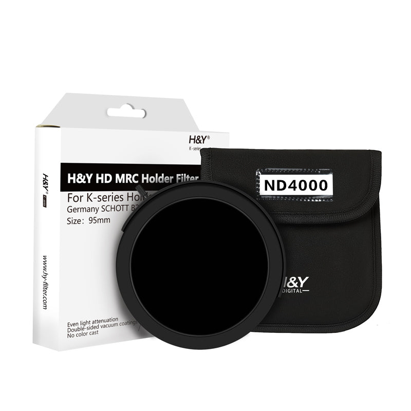 H&Y Filters Drop-in (95mm) ND4000 Filter for RevoRing Swift Drop-in Racks & K-Series Magnetic Holder