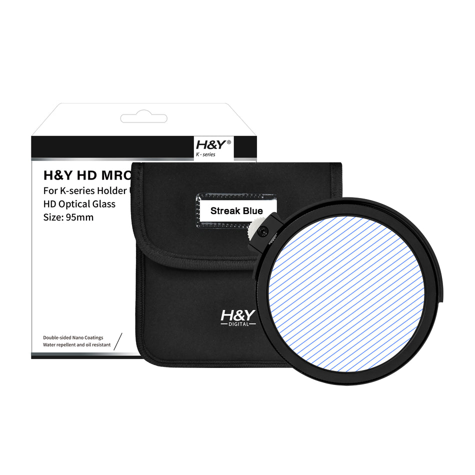 H&Y Filters Drop-in (95mm) Blue Streak Filter for RevoRing Swift Drop-in Racks & K-Series Magnetic Holder