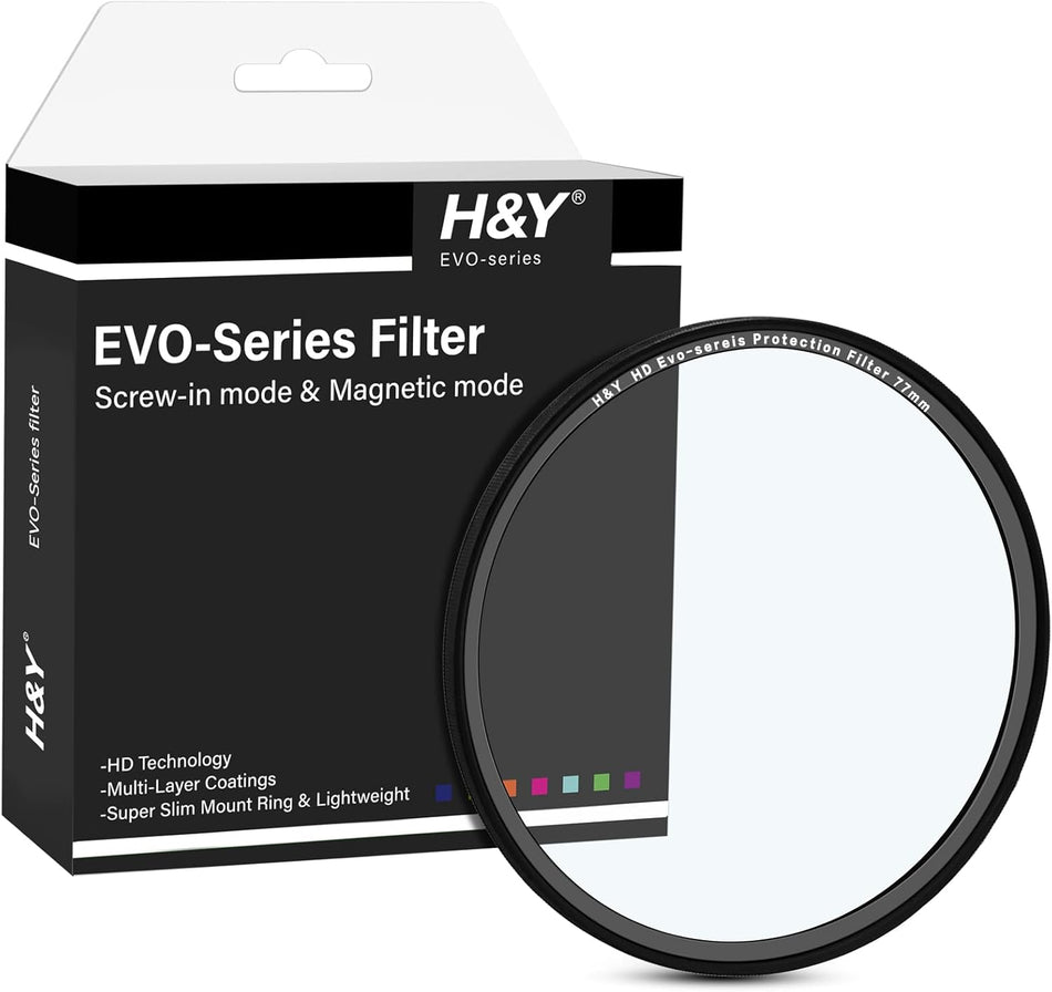 H&Y Filters HD EVO-Series Magnetic Protection (UV) Filter - 77mm