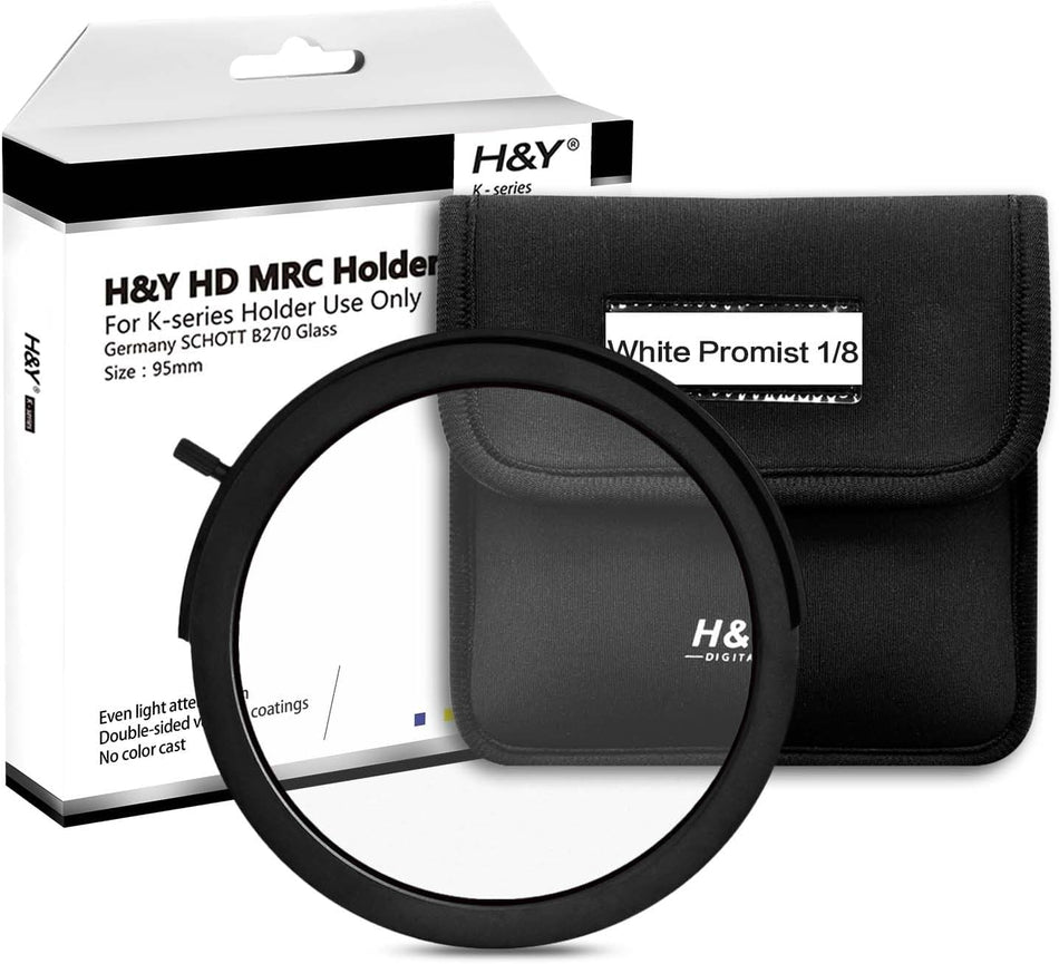 H&Y Filters Drop-in (95mm) White Mist (1/8) Filter for RevoRing Swift Drop-in Racks & K-Series Magnetic Holder