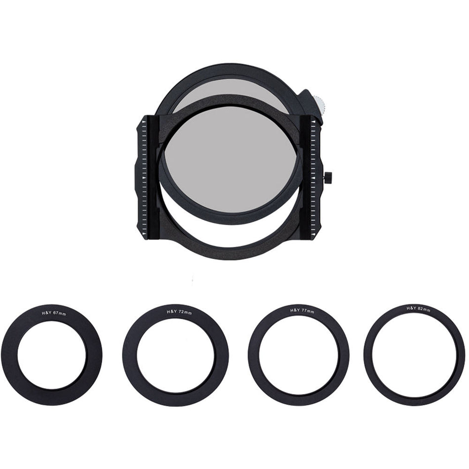 H&Y Filters 100mm K-Series Filter Holder Kit with Drop-in 95mm Circular Polarizing (CPL) Filter