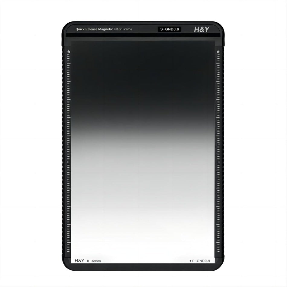 H&Y Filters 100x150mm K-Series Soft-Edge GND0.9 Filter (3 Stops) w/Quick Release Magnetic Filter Frame