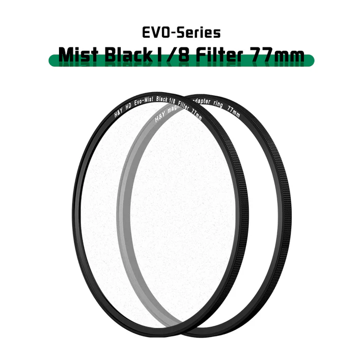 H&Y Filters HD EVO-Series Magnetic Black Mist (1/8) Filter Kit - 77mm