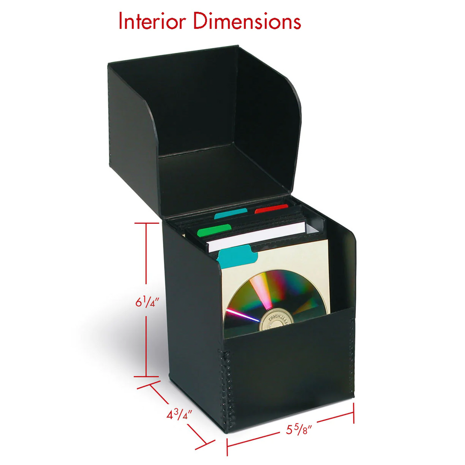 Print File CD-FLIPBOX CD Flip-Top Storage Box