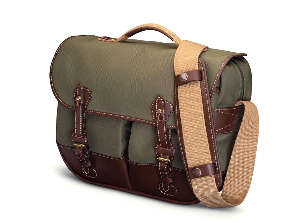 Billingham Eventer MKII Camera Bag - Sage FibreNyte / Chocalate Leather