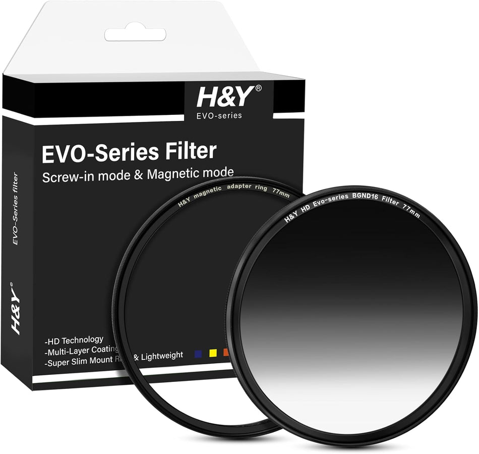 H&Y Filters HD EVO-Series Magnetic Balancer GND16 (4 Stop) Filter Kit - 77mm