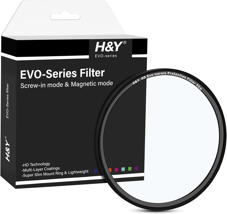 H&Y Filters HD EVO-Series Magnetic Protection (UV) Filter - 95mm