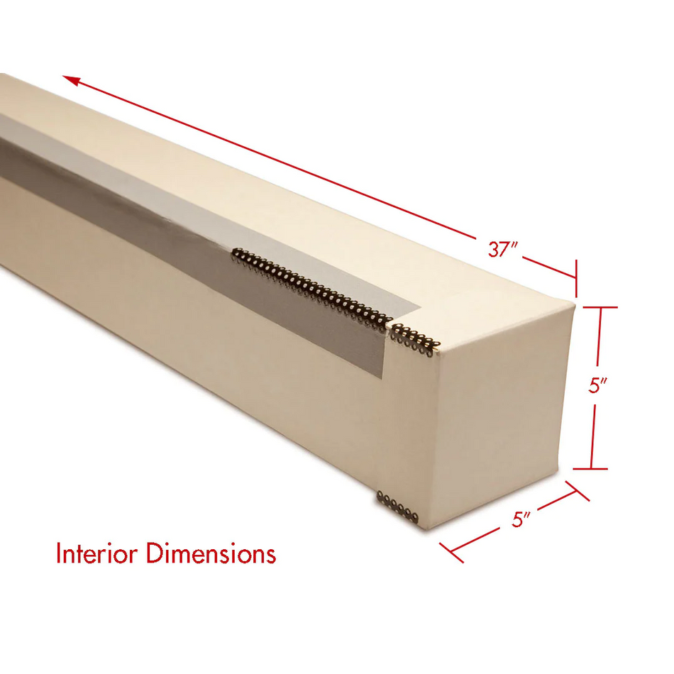 Print File RSB3755 Tan Map or Roll Storage Box 37x5x5