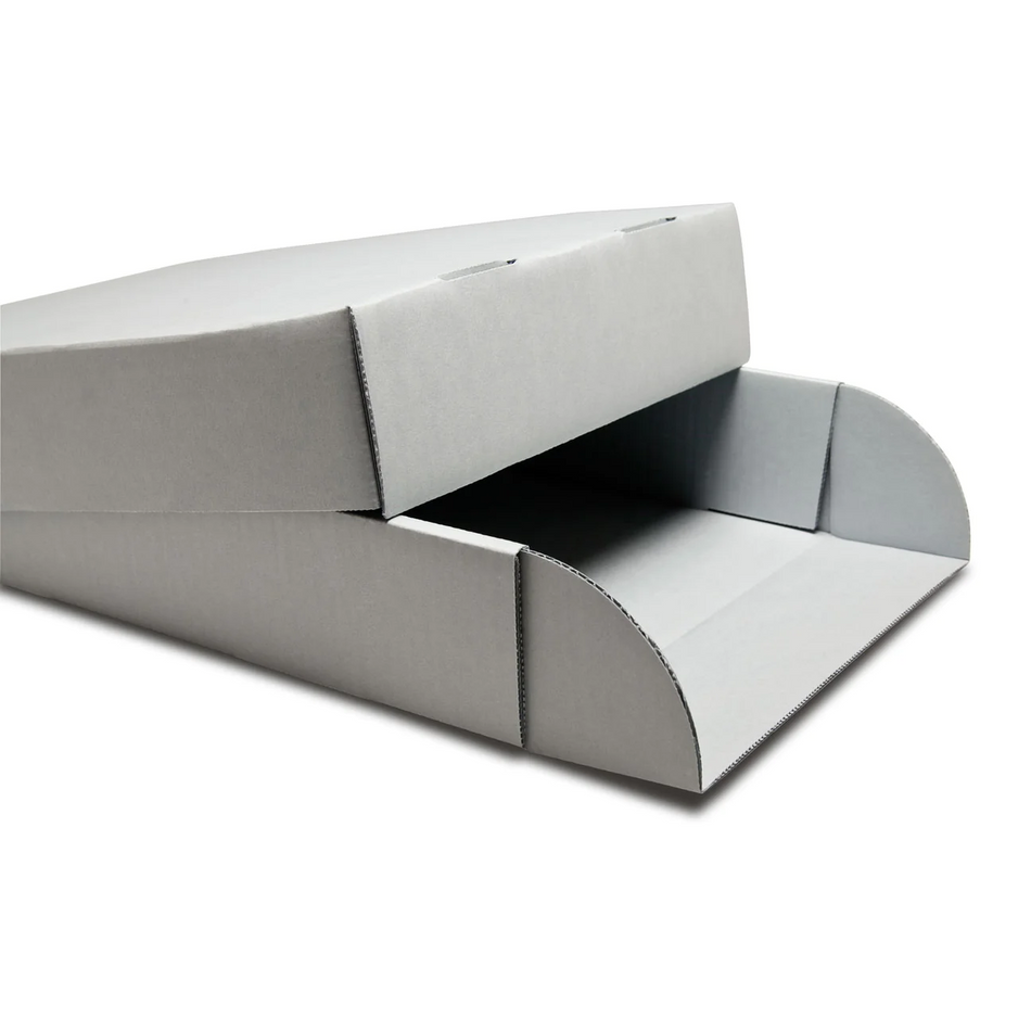 Print File G14113 Corrugated DF Gallery Boxes-Acrylic Coated-Gray 14-1/2x11-1/2x3