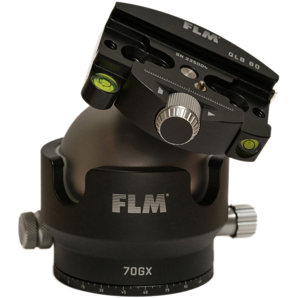 FLM 70GX Genesis inc QLB-80 Ball Head 55mm with QLB-80 Lever Clamp