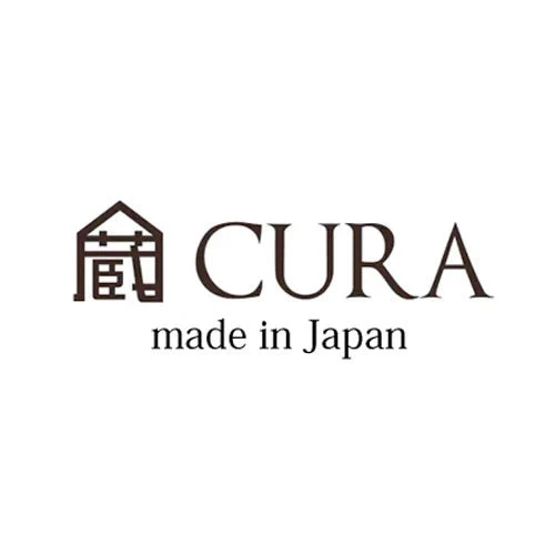 CURA CFCD-100 Denim Sashiko Pouch with Orange Inlay Cleaning Set - includes Kumano Brush + Lens Cleaner (15ml) + Micro Wiper (50 sheet)