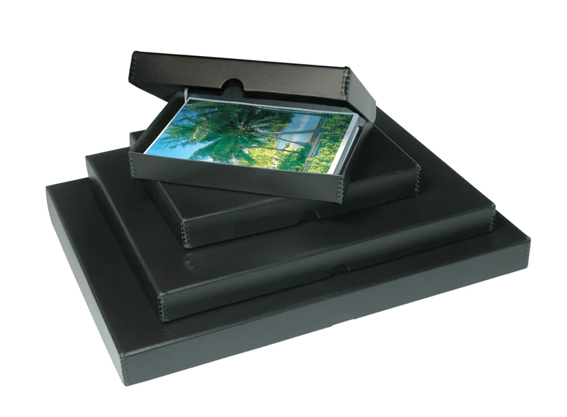 Print File BCS2230 Black Clamshell Metal Edge Box-Laminated 22-1/2x30-1/2x2