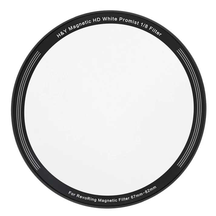 H&Y Filters 82mm White Promist 1/8 Magnetic Clip-on Filter for RevoRing VND & CPL 67-82mm RNC82