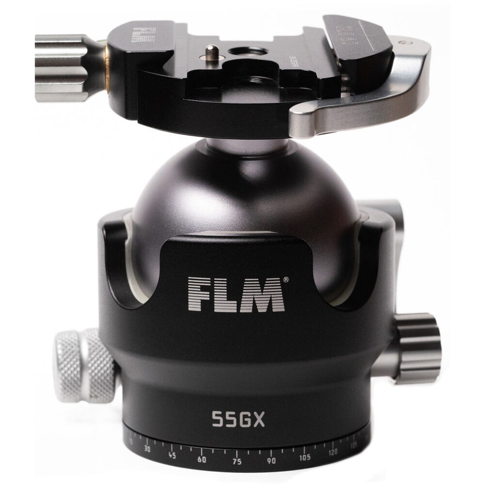 FLM 55GX inc QLB-60 Ball Head 55mm with QLB-60 II Lever Clamp