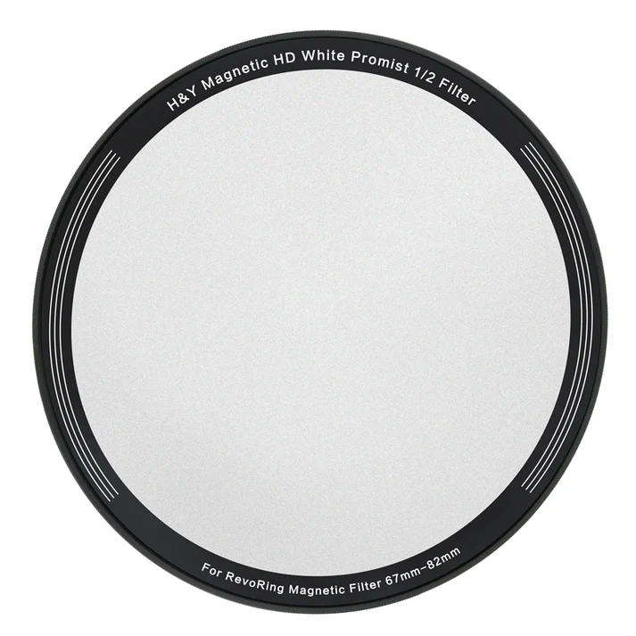 H&Y Filters 82mm White Promist 1/2 Magnetic Clip-on Filter for RevoRing VND & CPL 67-82mm RNC82