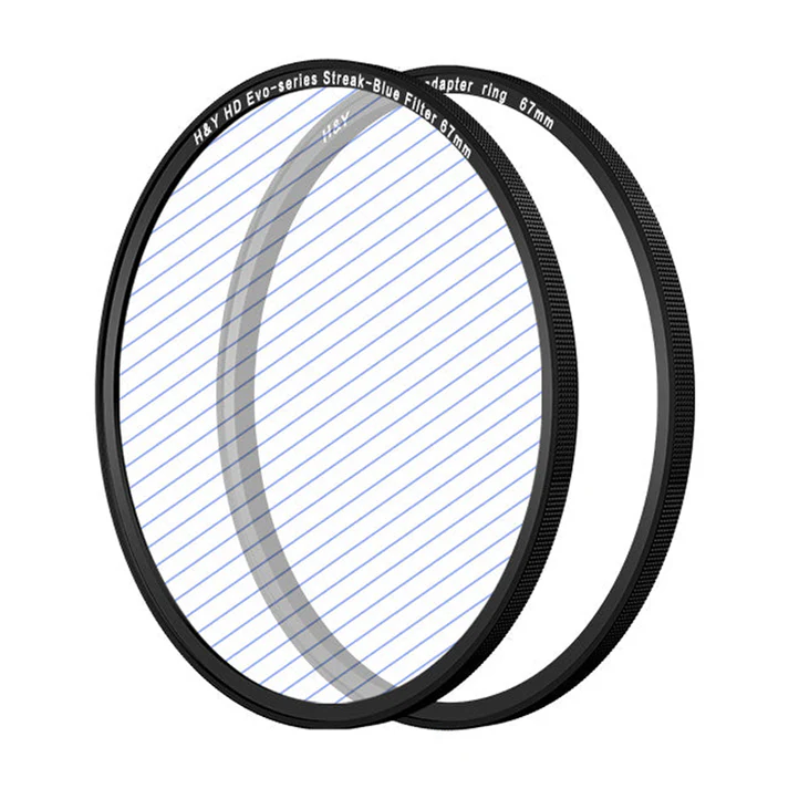 H&Y Filters HD EVO-Series Magnetic Blue Streak Filter & Adapter Ring - 67mm