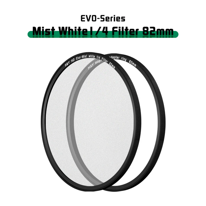 H&Y Filters HD EVO-Series Magnetic White Mist (1/4) Filter & Adapter Ring - 82mm