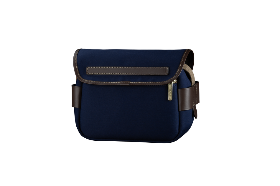 Billingham S2 Camera Bag - Navy Canvas / Chocolate Leather