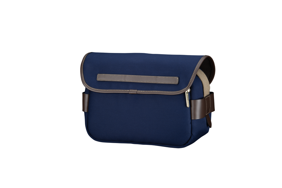 Billingham S3 Camera Bag - Navy Canvas / Chocolate Leather