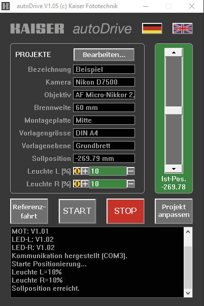 Kaiser Fototechnik 5613 RSP autoDrive 1.5m Column