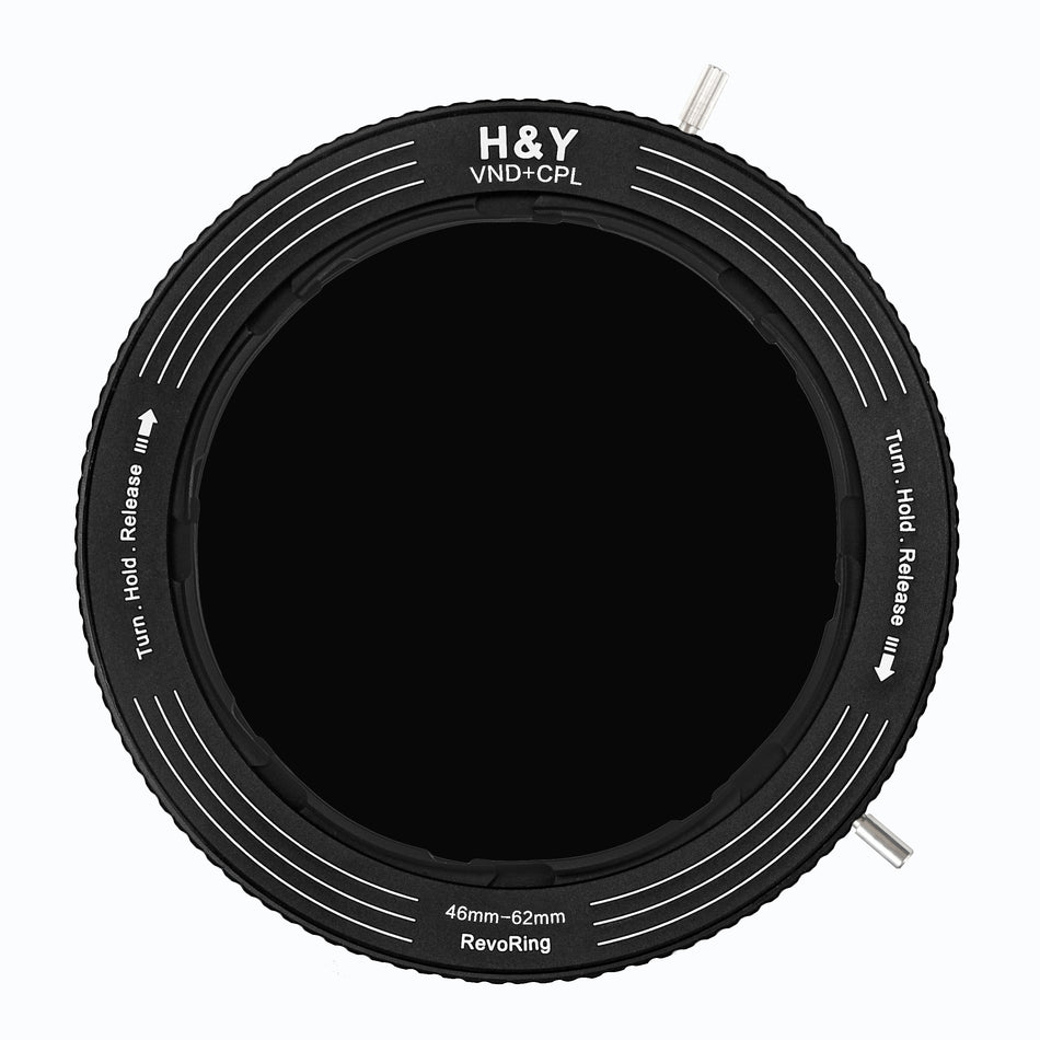 H&Y Filters RevoRing Variable ND3-ND1000 & Circular Polarizer Filter (58-77mm)