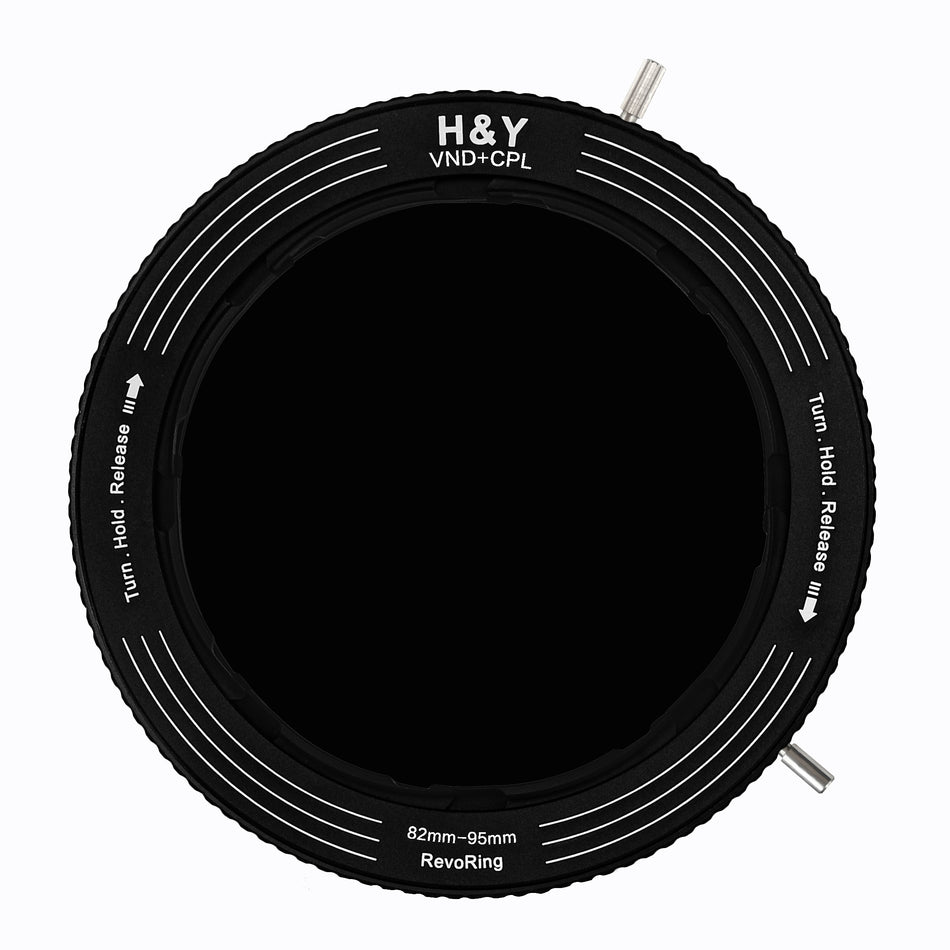 H&Y Filters RevoRing Variable ND3-ND1000 & Circular Polarizer Filter (82-95mm)