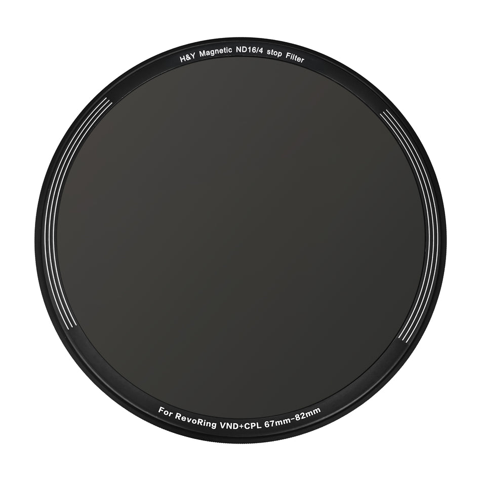 H&Y Filters ND16 (4 Stop) Magnetic Clip-On Filter for RevoRing (82-95mm)