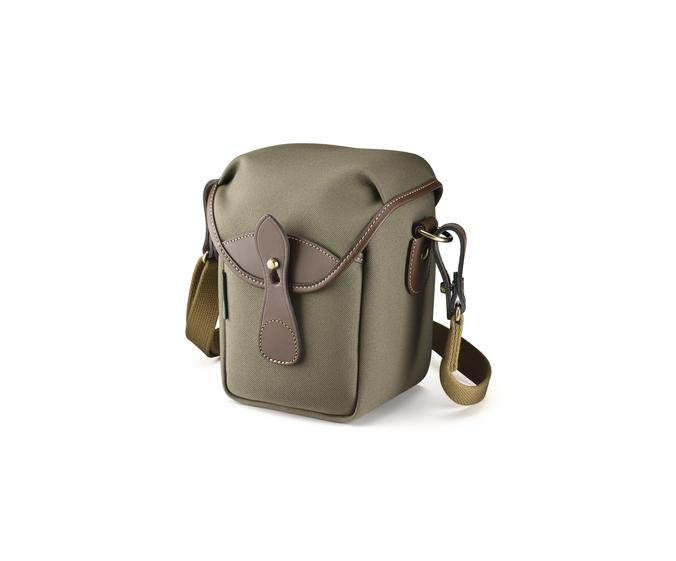 Billingham 72 Camera Bag - Sage FibreNyte / Chocolate Leather