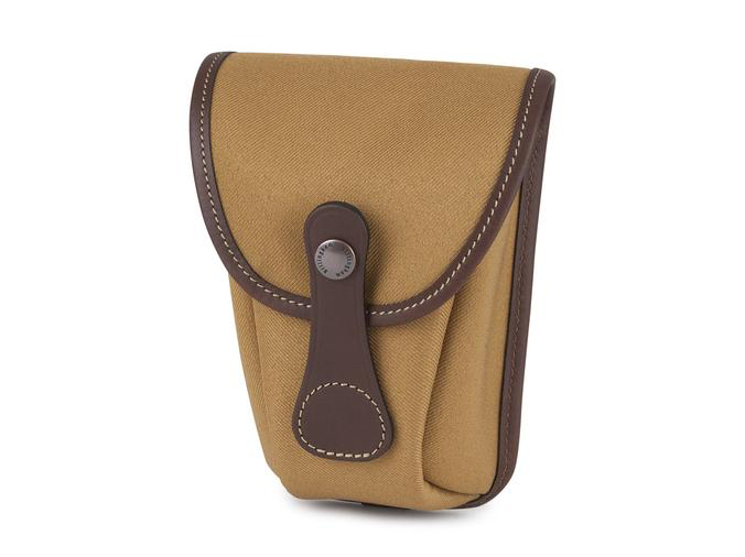 Billingham AVEA 7 End Pocket Pouch - Khaki FibreNyte / Chocolate Leather