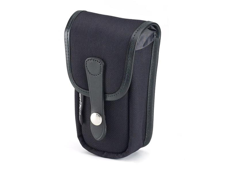 Billingham AVEA 3 End Pocket Pouch - Grey Canvas / Black Leather