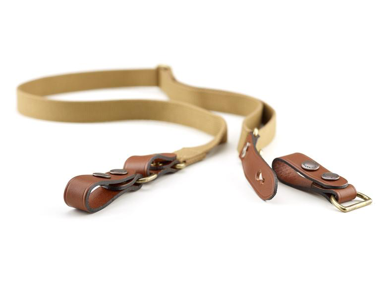 Billingham Waist Strap Attachment - Khaki / Tan Leather