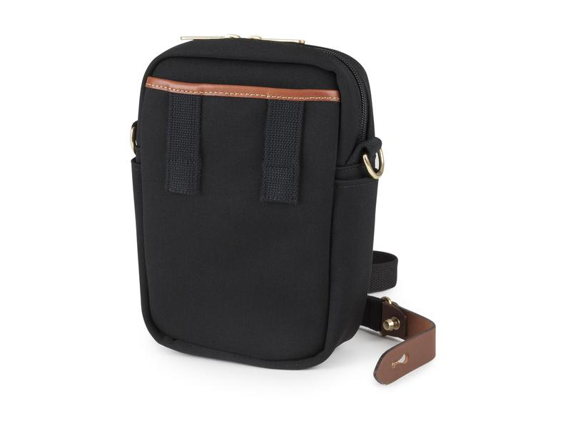 Billingham Airline Stowaway Camera Bag - Black Canvas / Tan Leather