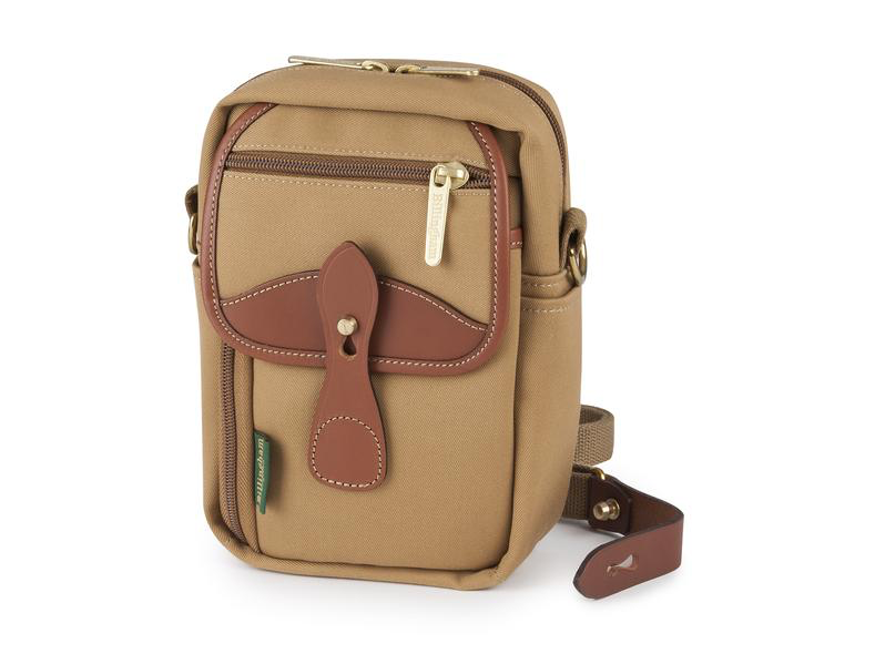 Billingham Airline Stowaway Camera Bag - Khaki Canvas / Tan Leather