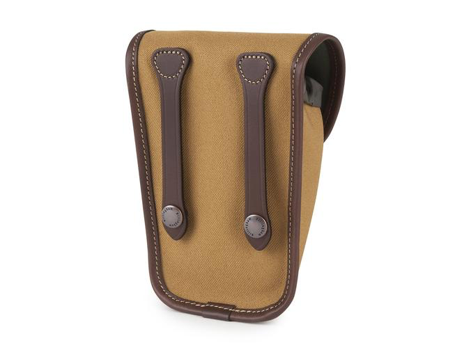 Billingham AVEA 7 End Pocket Pouch - Khaki FibreNyte / Chocolate Leather